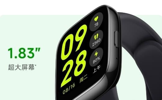 Màn hình trên Redmi Watch 3 Lite