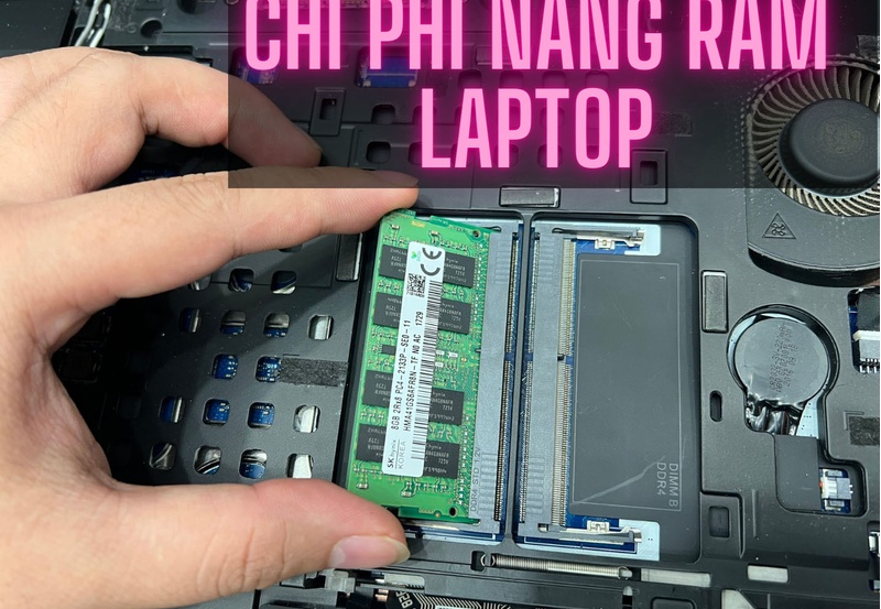 Nâng cấp RAM laptop Dell có mức giá bao nhiêu