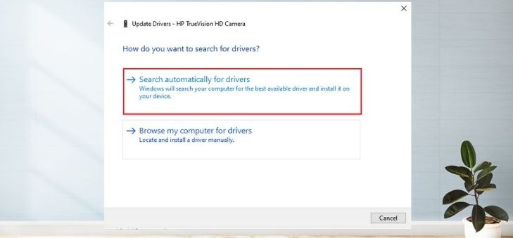 Search automatically for drivers