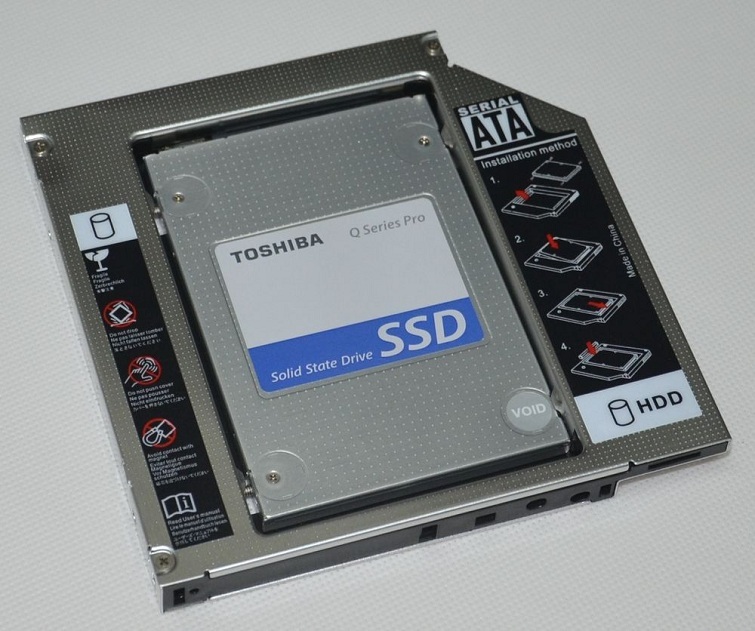 Sử dụng Caddy Bay để thay thế ổ DVD truyền thống nhằm nâng cấp SSD cho laptop Dell