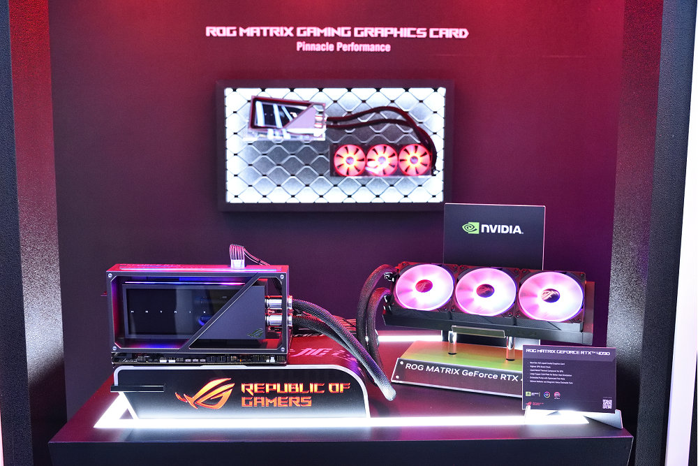 Thiết kế trên Asus ROG Matrix GeForce RTX 4090
