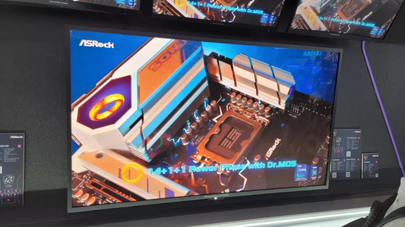 Computex 2023: ASRock PG558KF ra mắt với tấm nền 55 inch và độ phân giải lên đến 8K