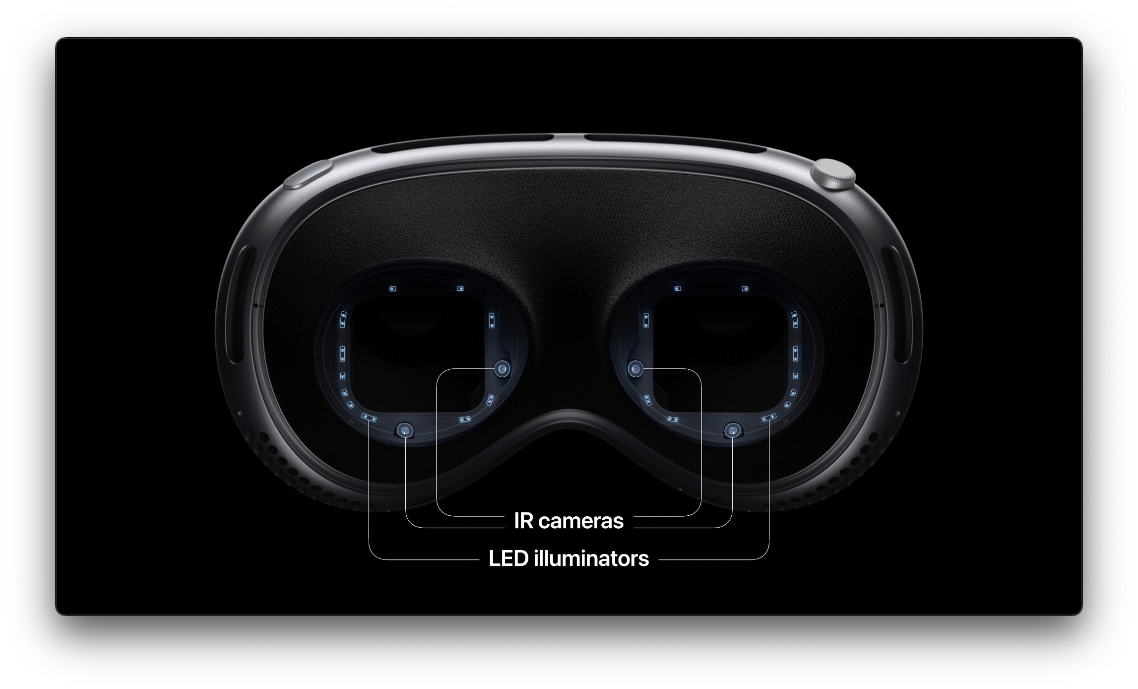 Các cảm biến bên trong Apple Vision Pro