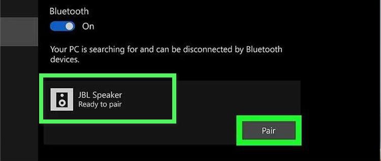 Chọn tên thiết bị Bluetooth bạn cần kết nối
