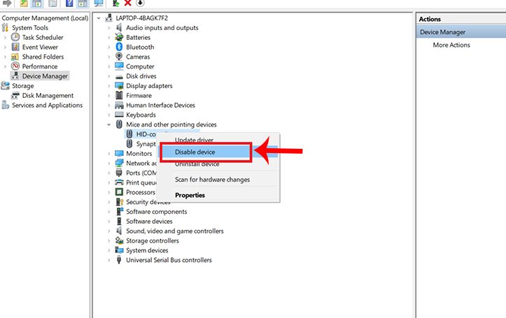Disable Device