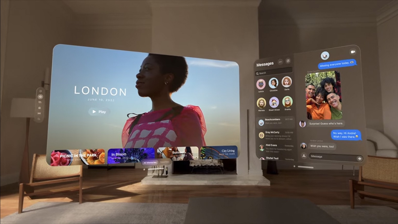 FaceTime trên Apple Vision Pro