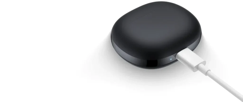 Hộp sạc trên Redmi Buds 4 Active