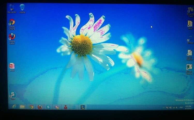 Nguyên nhân và biểu hiện màn hình laptop bị lem màu