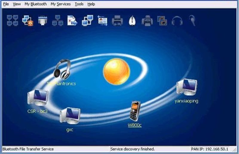 Phần mềm Bluetooth cho PC BlueSoleil