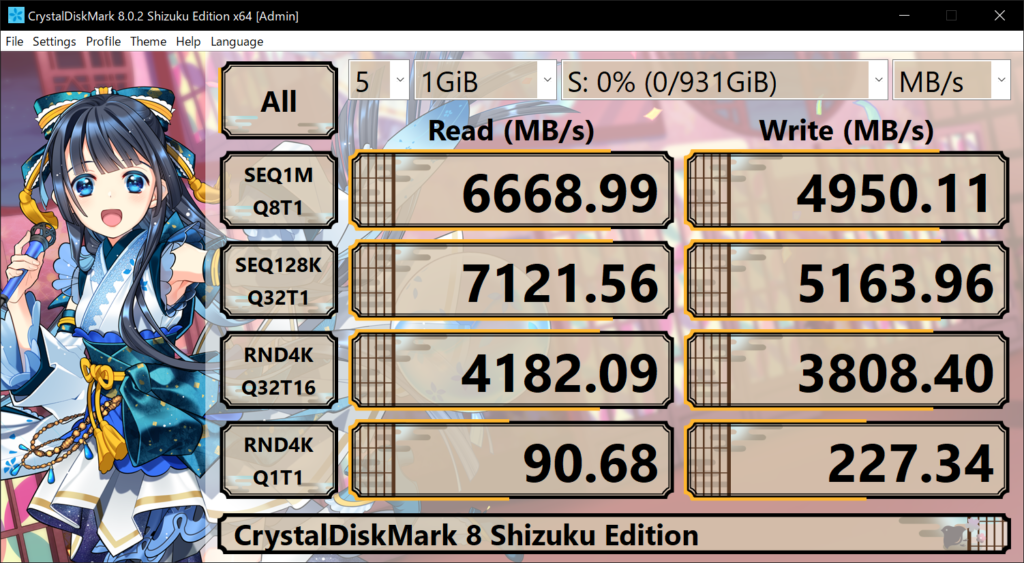 Phần mềm CrystalDiskMark