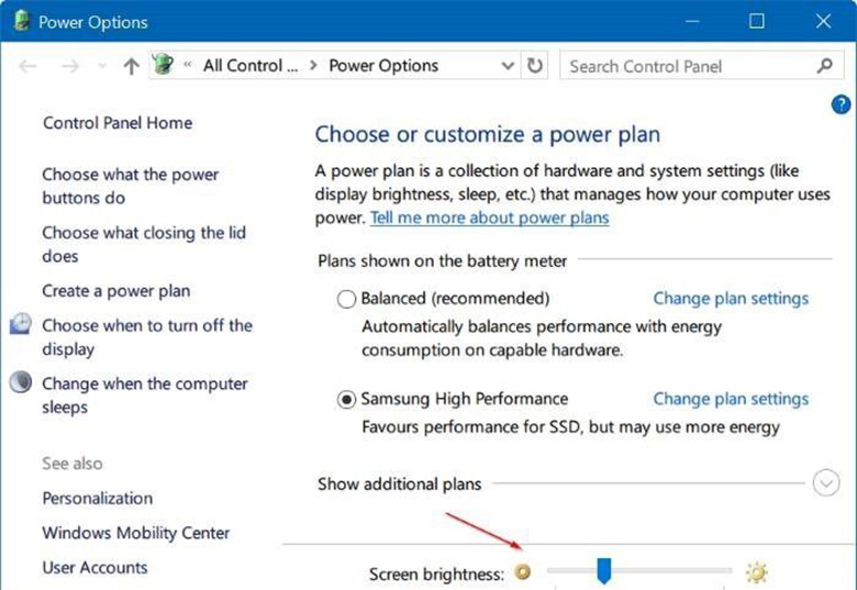 Power Option