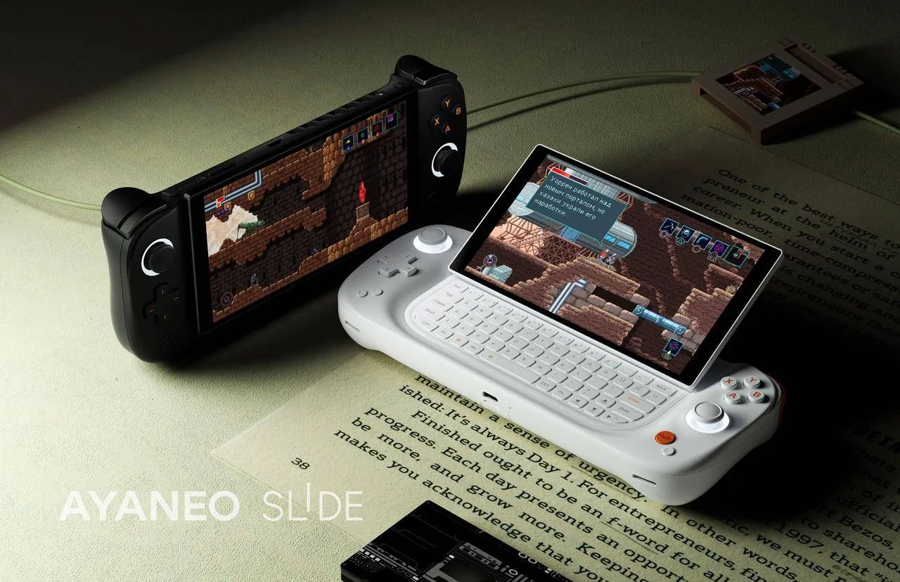 AYANEO SLIDE lộ diện: Tấm nền 6 inch FullHD chất lượng cao,