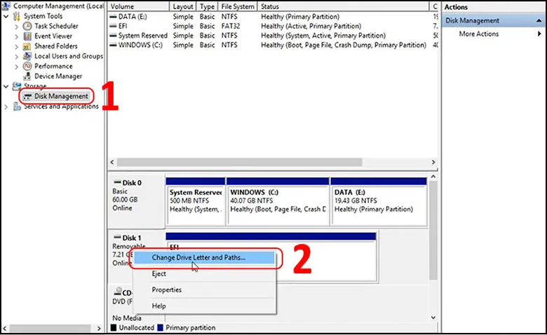 Change Drive letter and Paths
