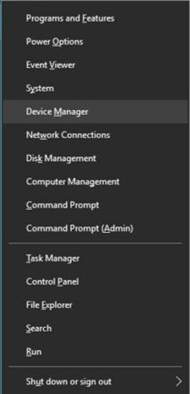 Device Manager