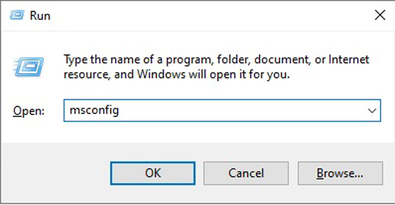 msconfig