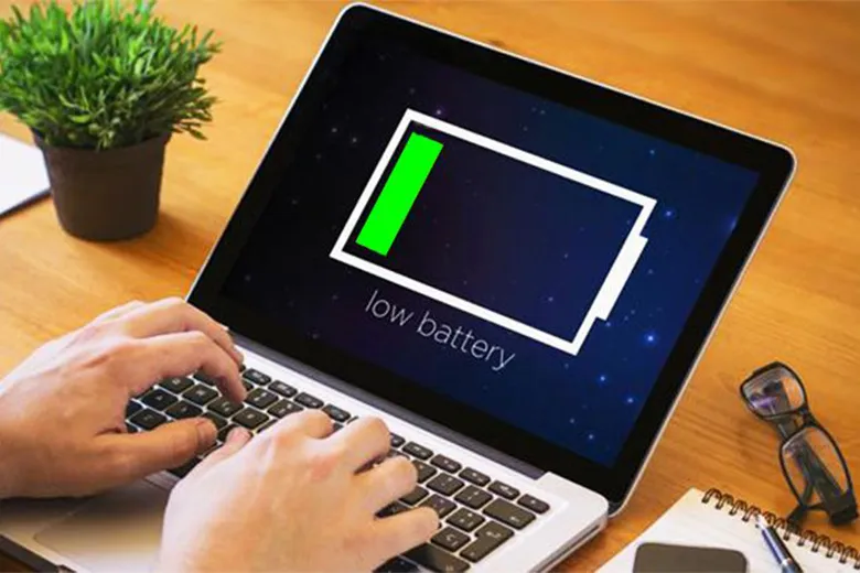 Xả pin laptop là việc bạn sử dụng laptop cho đến khi pin hết