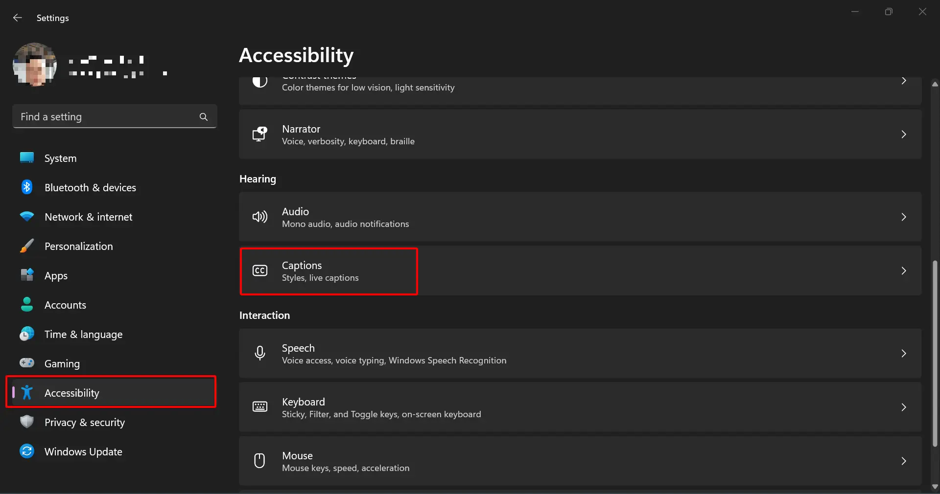 Sử dụng Settings