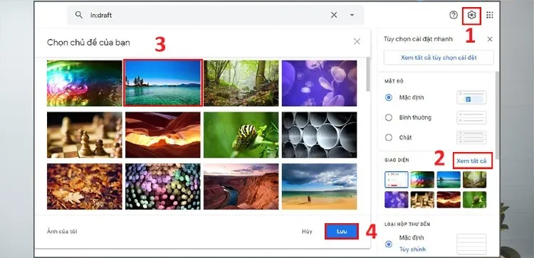 Cách cài đặt hình nền mới cho Google khá đơn giản