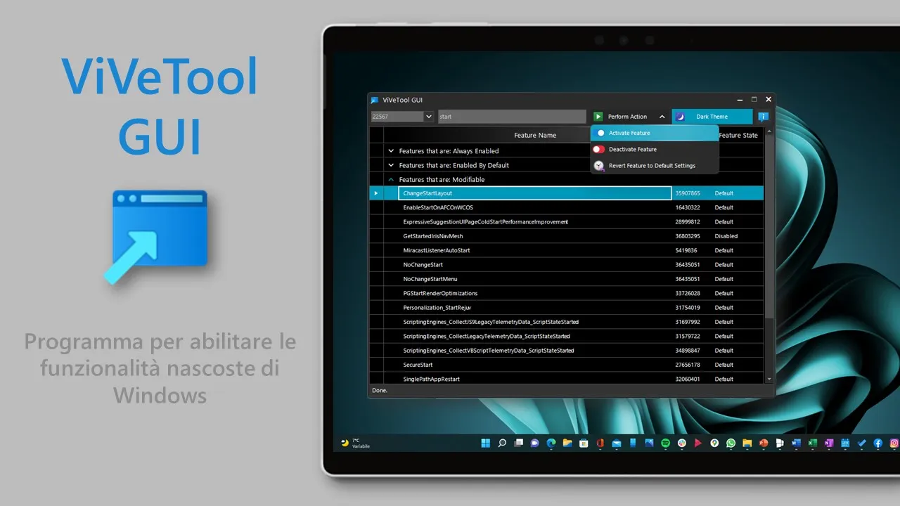 ViVeTool GUI