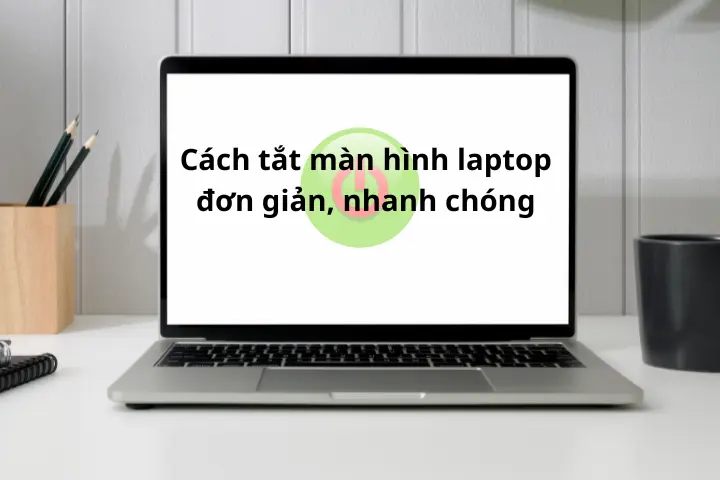 Cách tắt màn hình laptop đơn giản, nhanh chóng