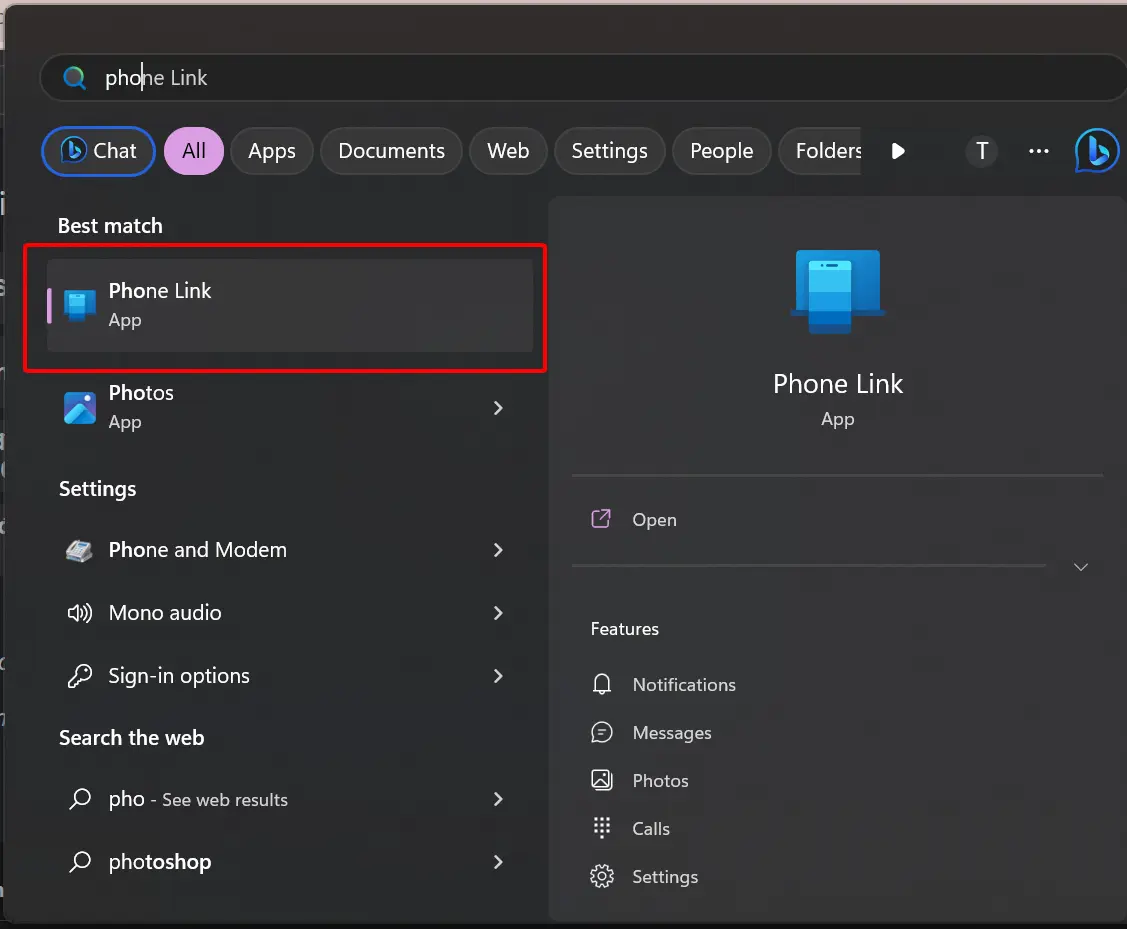 Nhận tin nhắn SMS trên máy tính Windows 11