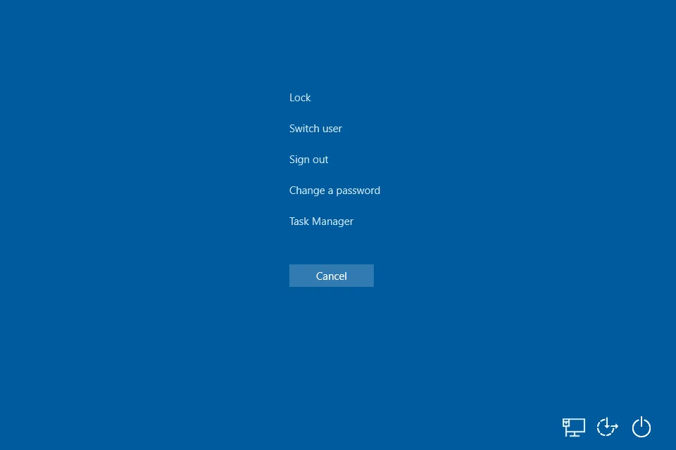 Khởi động lại Windows qua Ctrl + Alt + Delete