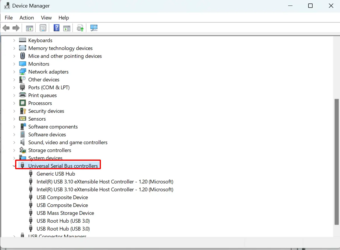 Sử dụng Device Manager