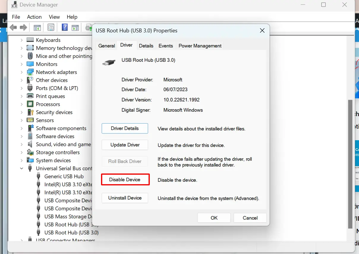 Sử dụng Device Manager