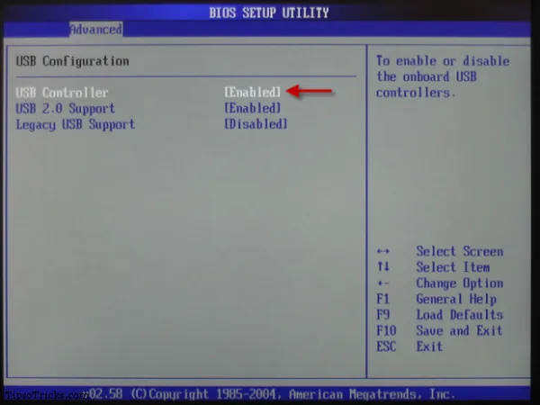 Sử dụng cài đặt BIOS