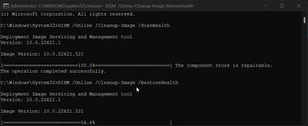 Chạy Quét SFC hoặc CHKDSK