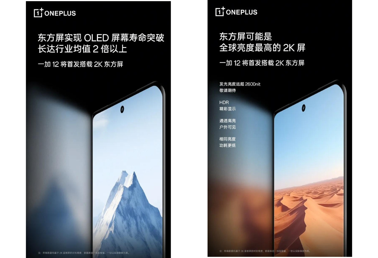 Thông tin về màn hình OnePlus 12
