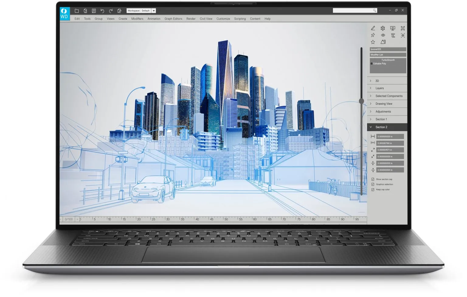Màn hình của Dell Precision 5560