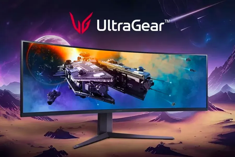 LG UltraGear 45GR75DC: Màn hình chơi game siêu rộng mới ra mắt 