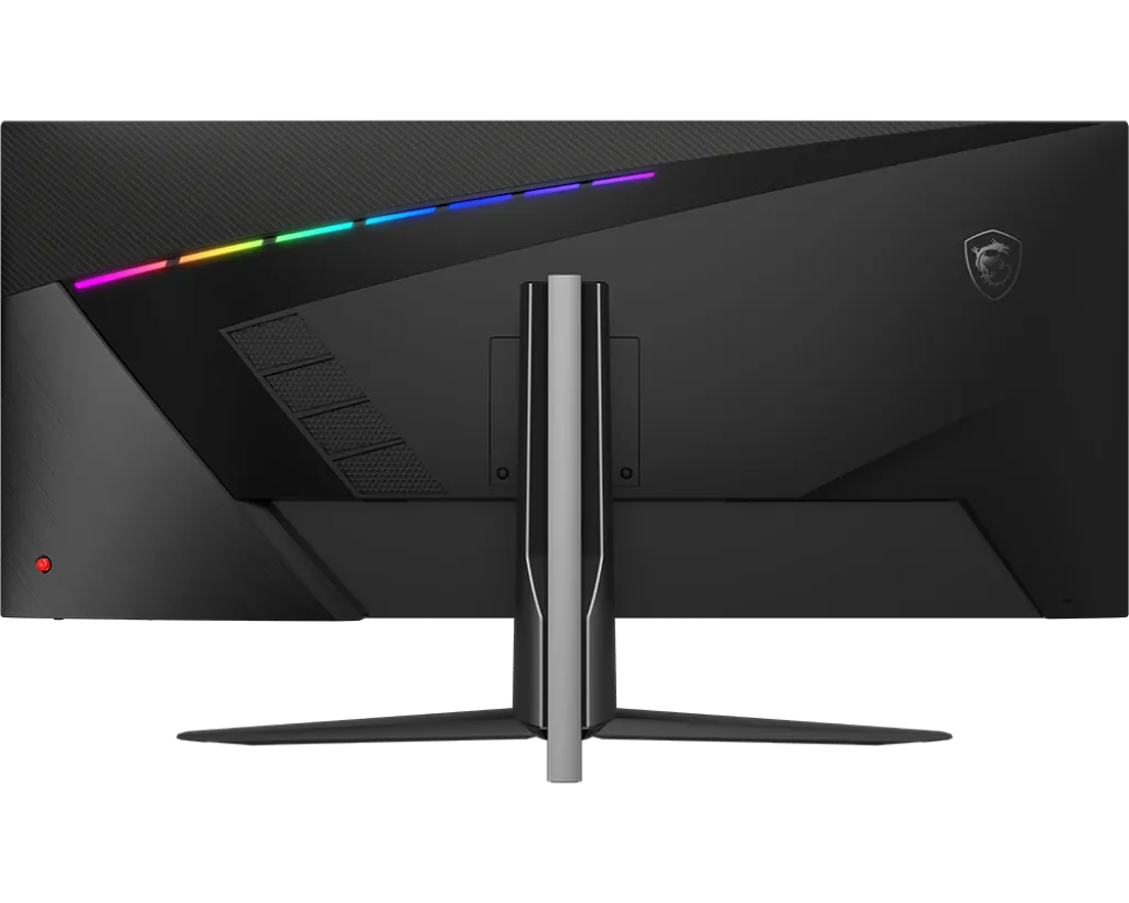 Mặt lưng của MSI MAG401QR với các cổng kết nối
