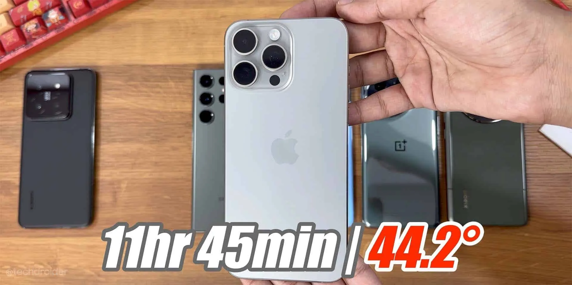 Kiểm tra pin mới cho thấy rằng Apple A17 hiệu quả hơn Snapdragon 8 Gen 3