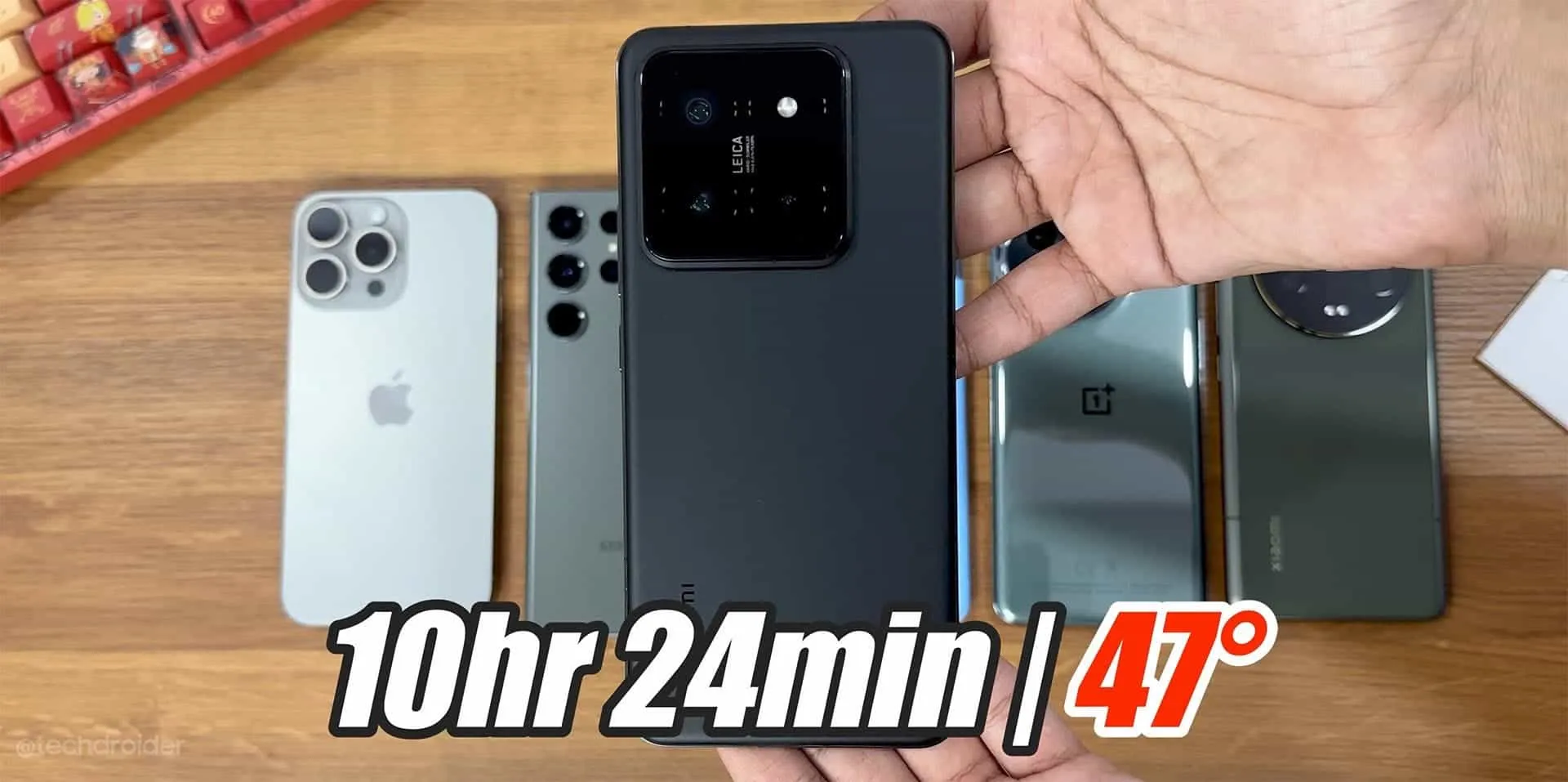 Kiểm tra pin mới cho thấy rằng Apple A17 hiệu quả hơn Snapdragon 8 Gen 3