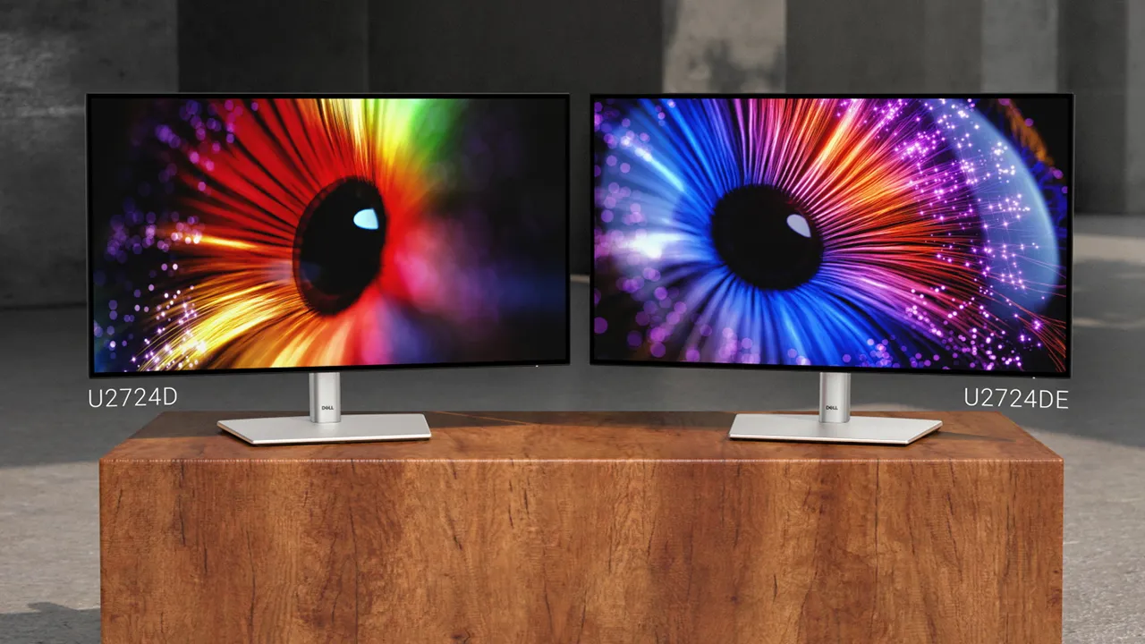 Màn hình Dell UltraSharp U2724D và UltraSharp U2724DE mặt trước