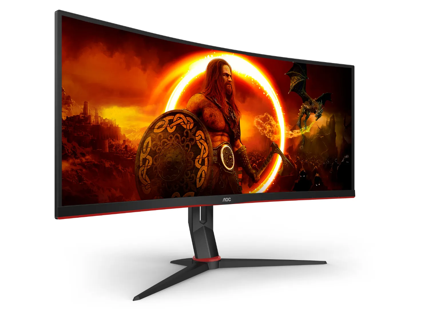 AOC Gaming CU34G2XP/BK ra mắt với bốn cổng video inputs, trạm USB và tần số quét 180Hz