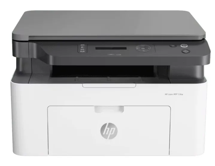 Máy in laser trắng đen đa năng HP MFP 136w