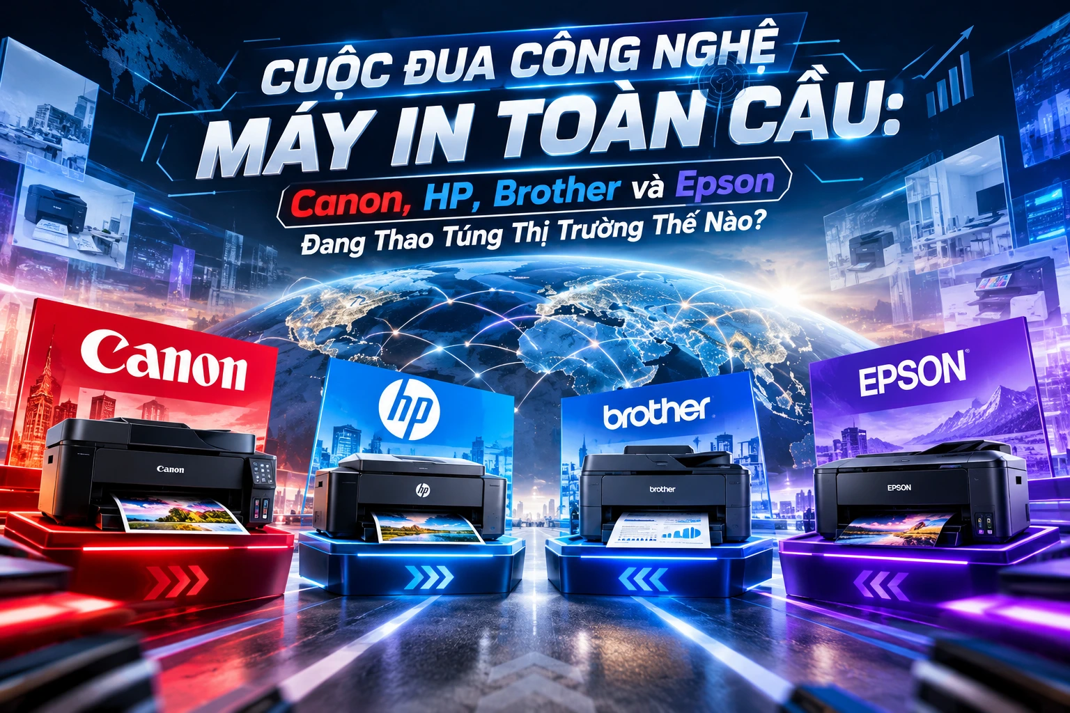 Top công nghệ máy in đột phá 2026: Canon, HP, Brother, Epson